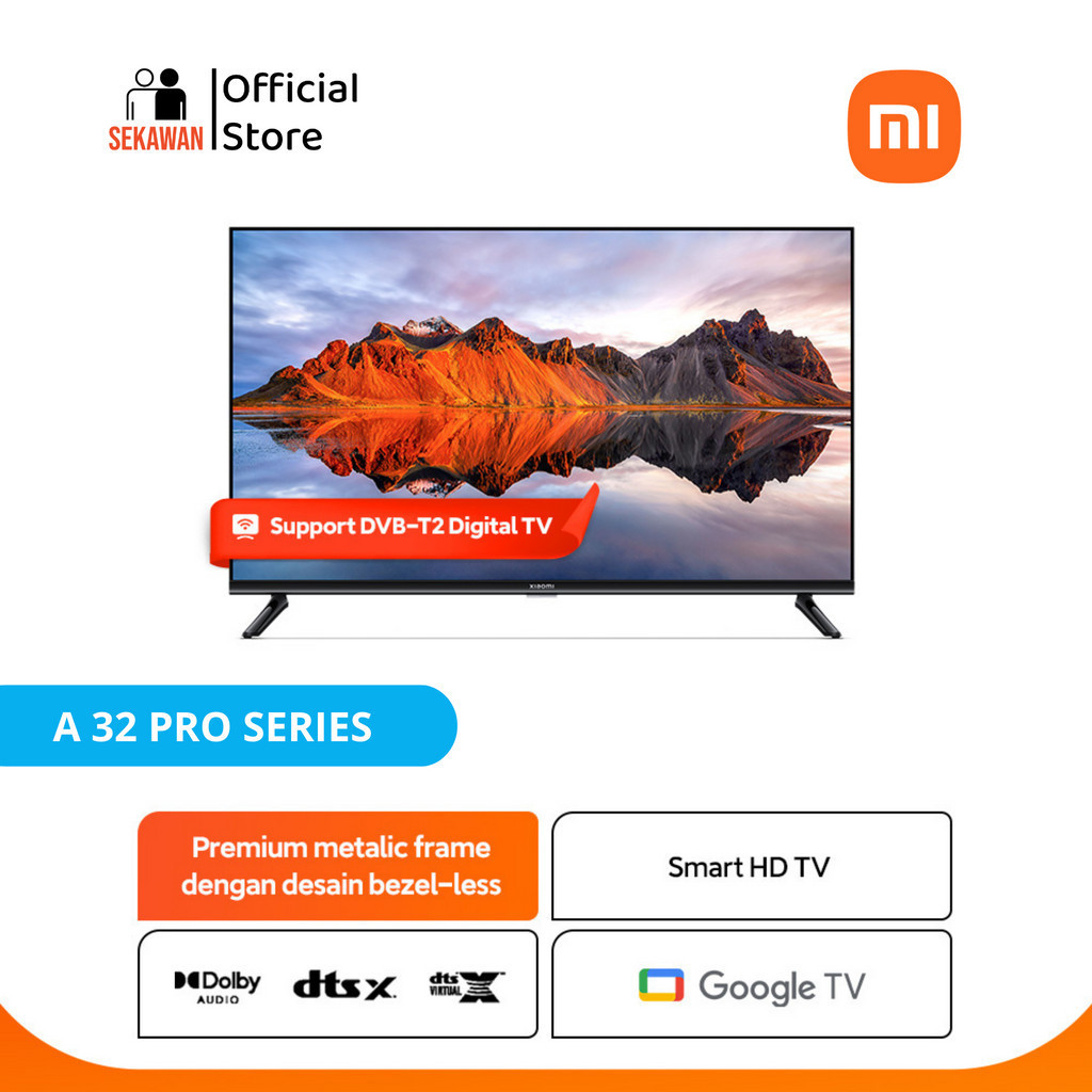 Xiaomi TV A pro series 32 Inch Smart TV Android Digital TV