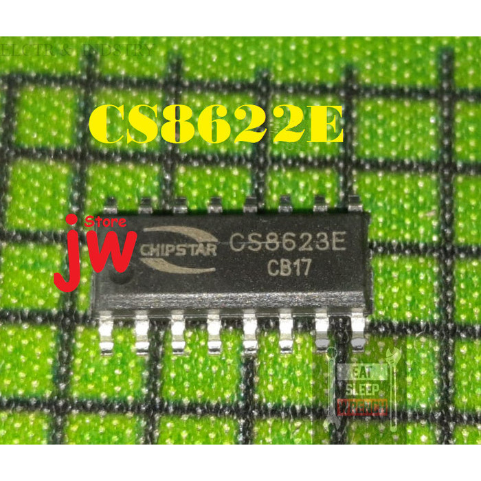 CS8622 CS8622E 8622 SOP-16 SMD Audio Power Amplifier Transistor IC dan Konduktor