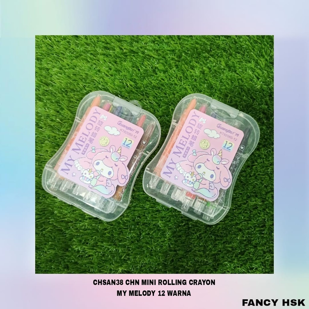 

CHN MINI ROLLING CRAYON MY MELODY 12 WARNA CHSAN38