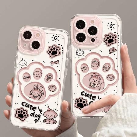 Casing hp Cute puppy cute kitten iPhone xs max xr iphone 11 pro max iphone 12 pro max iphone 13 pro 