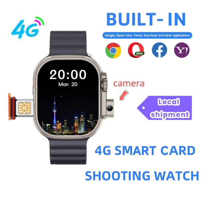 [COD 100%ORI ]SmartWatch K4G ULTRA Jam Tangan SIM Olahraga NFC Waterproof 4G SMART CARD Jam Smart Wa