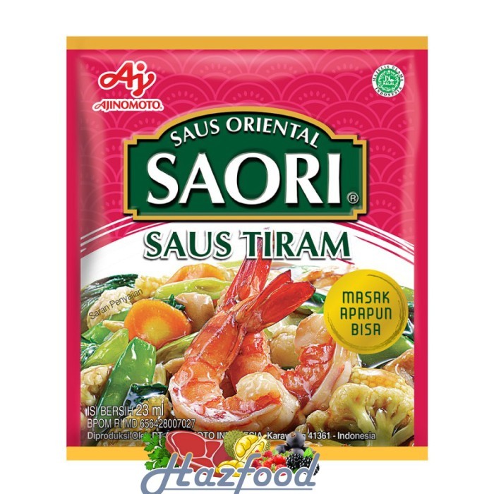 

Saori Saus Tiram Oriental Oyster Sachet 23ml 1 Renceng (10 pcs)