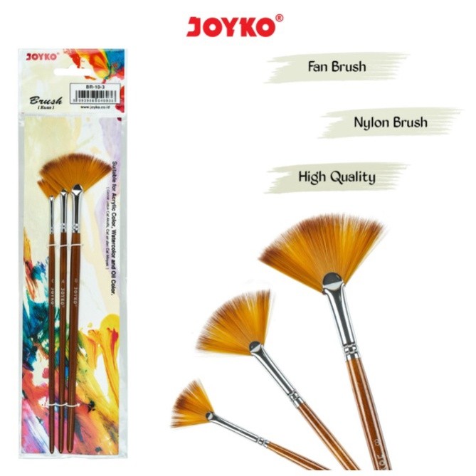 

Brush Kuas Cat Air Lukis Acrylic Joyko Br-10-3