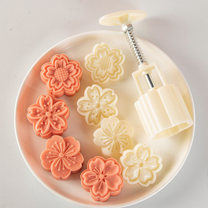 Ready Cetakan Kue Bulan 50gr/Cetakan Mooncake 50gr/ Mooncake Mold 50gr Cetakan Kue