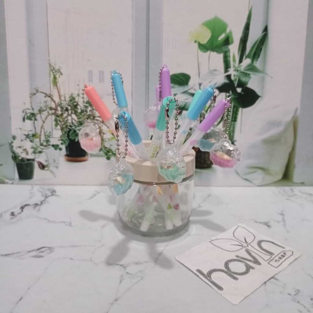 

(1 PC ) PEN GEL PENA BALLPEN JEL KERANG MANIK 0615