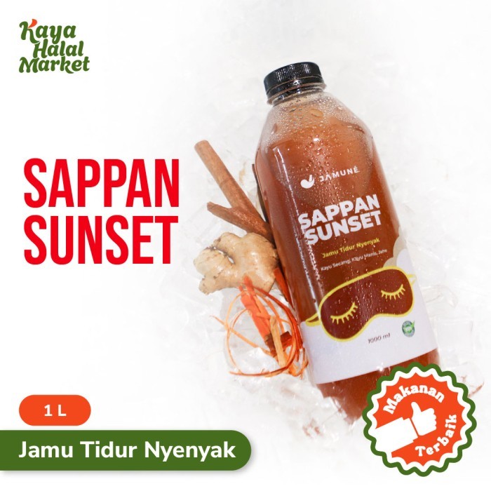 

Jamu Anti Insomnia Jamu Herbal 1 Liter Sappan Sunset by Jamune