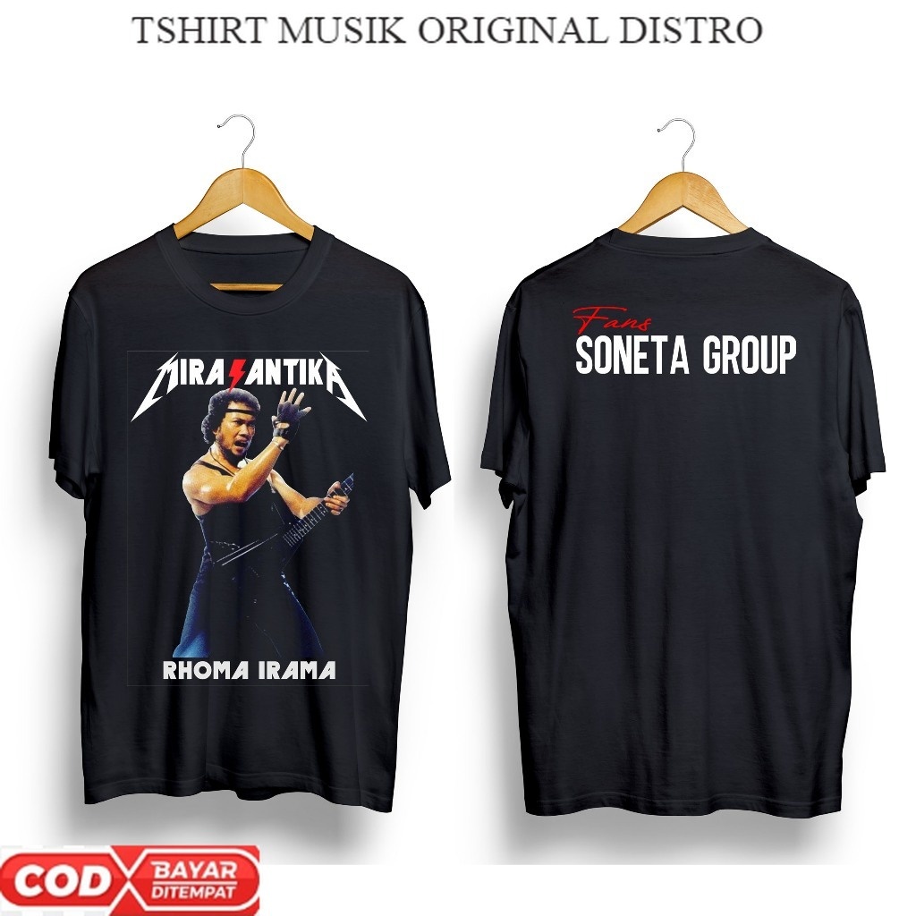 tshirt pendek Rhoma Irama Mirasantika | Kaos Forsha Fans Rhoma Irama & Shoneta | Baju Rhoma Irama | 