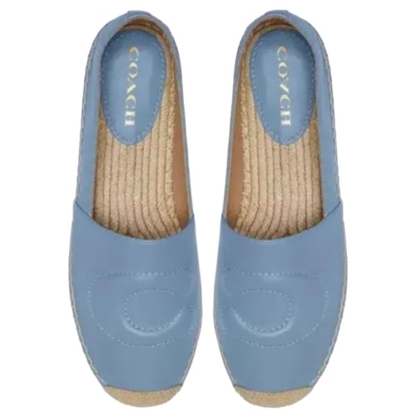 Coach Cruz Espadrille Blue Slip On / Sepatu Branded Original