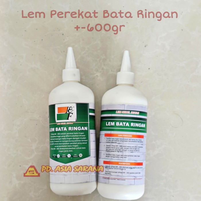 

Lem Instant Bata Ringan Hebel I&F BR-590 Perekat Mortar Ganti Semen
