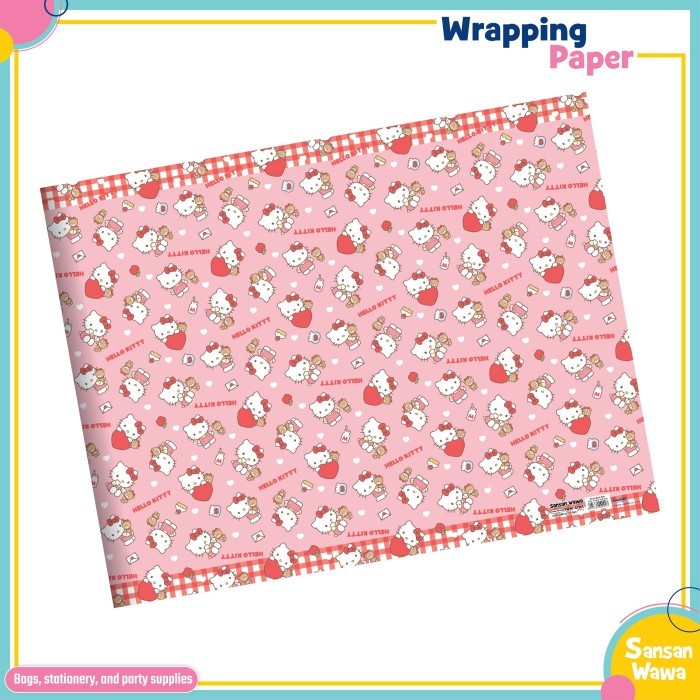 

Kertas Kado Sansan Wawa Karakter, Spiderman, Avengers Isi 5 Lembar - SHK-6146