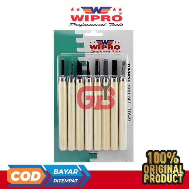Mata Bubut Kayu Set 8 Pcs TTS-31 Wipro