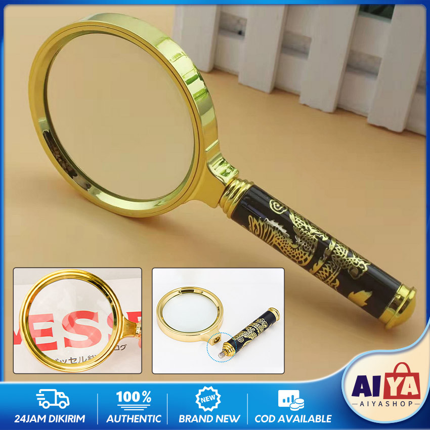 

Magnifier Gelas Kaca Pembesar Loop Magnifying 10X 60Mm 70Mm 80Mm Motif Naga Magnifier Glass Untuk Membaca Dan Perhiasan