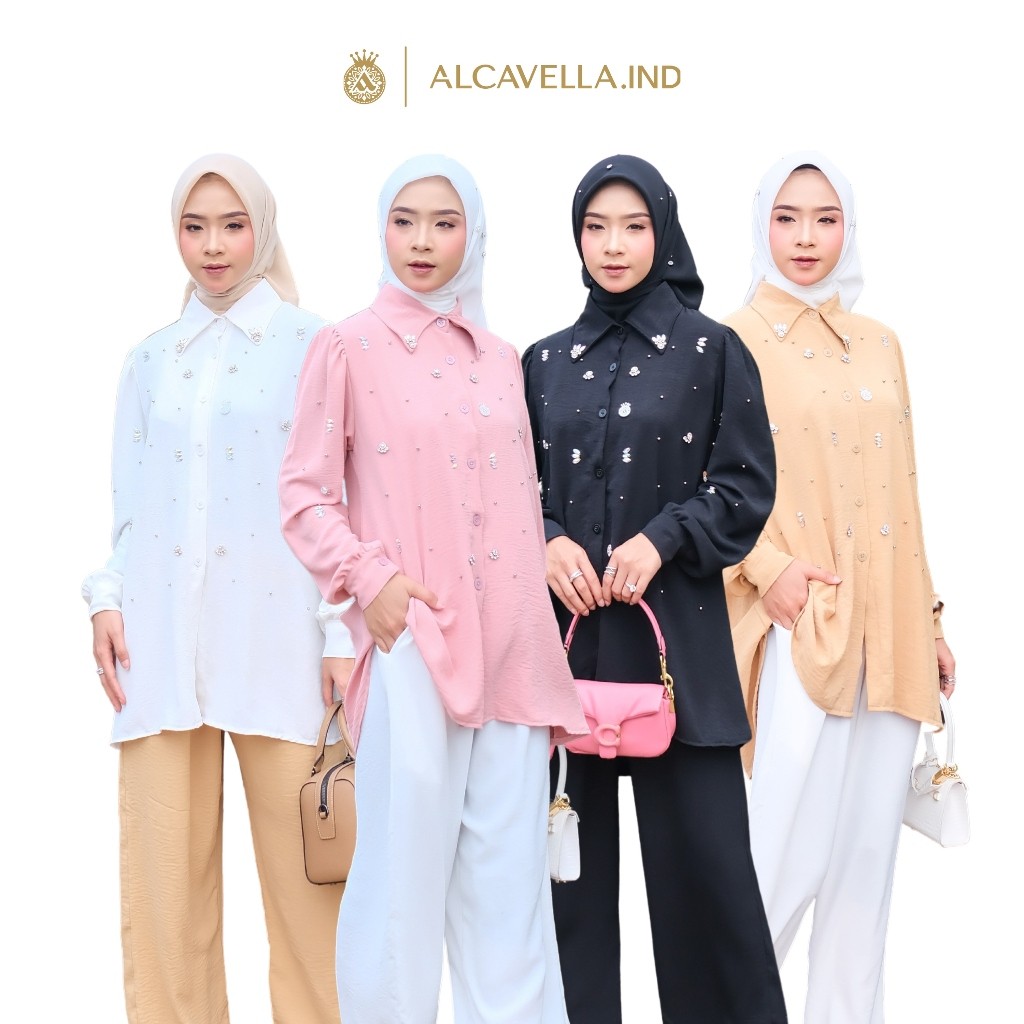 ALCAVELLA FASHION | SHENNA ONE SET | TERACOTTA | ONE SET WANITA | ONE SET MUSLIM | ONE SET TERBARU |