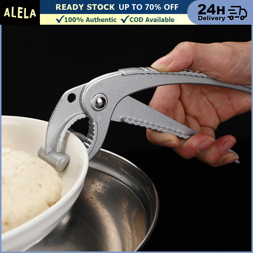 

Penjepit Mangkuk Panas Dapur Oven Microwave Aluminium Jepitan Mangkok Panci Keramik Anti Panas