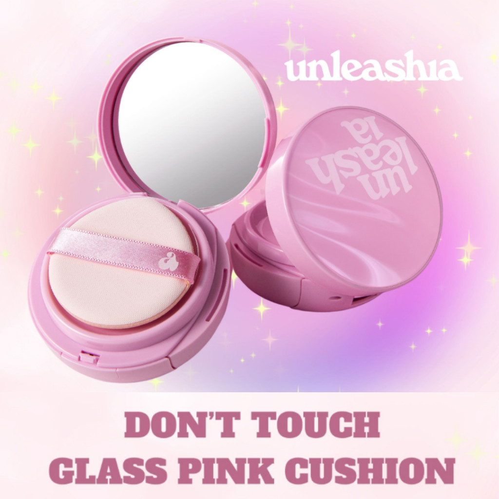 UNLEASHIA DON'T TOUCH GLASS PINK CUSHION FOUNDATION 15g | UNLESHIA CUSHION