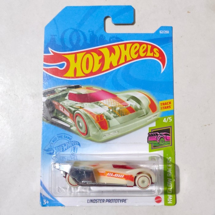 EL99 HW Hot Wheels Lindster Prototype Glow in the Dark 2021 Glow Racers