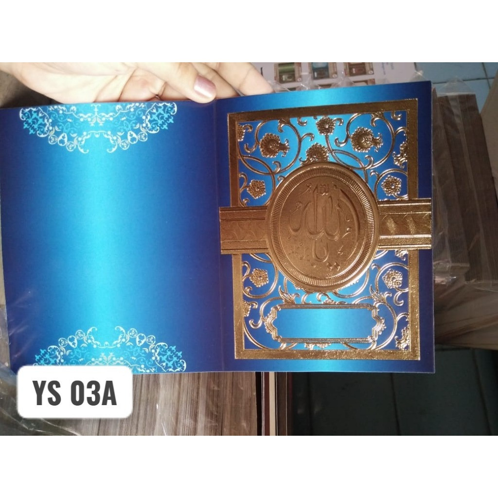 

Soft Cover Yasin Art Carton YS 03A biru tanpa lubang