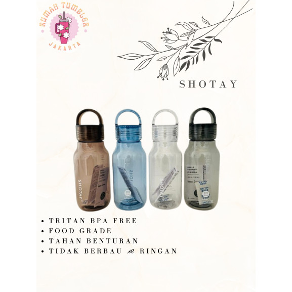 RTJ - Shotay Mini Bottle TRITAN BPA FREE 430ml