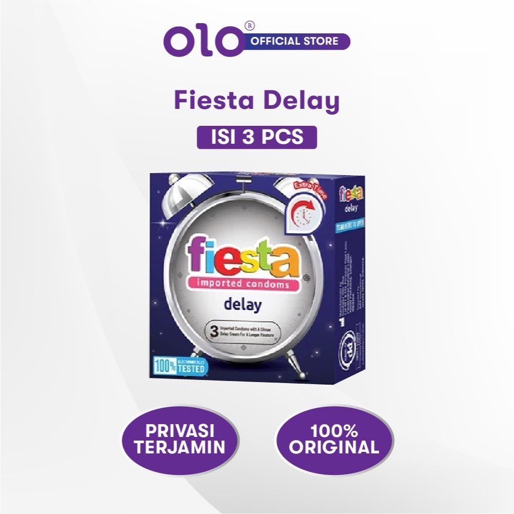 

konnnndddoooo Fiesta Varian Delay 1 Box isi 3 Pcs Tahan Lama
