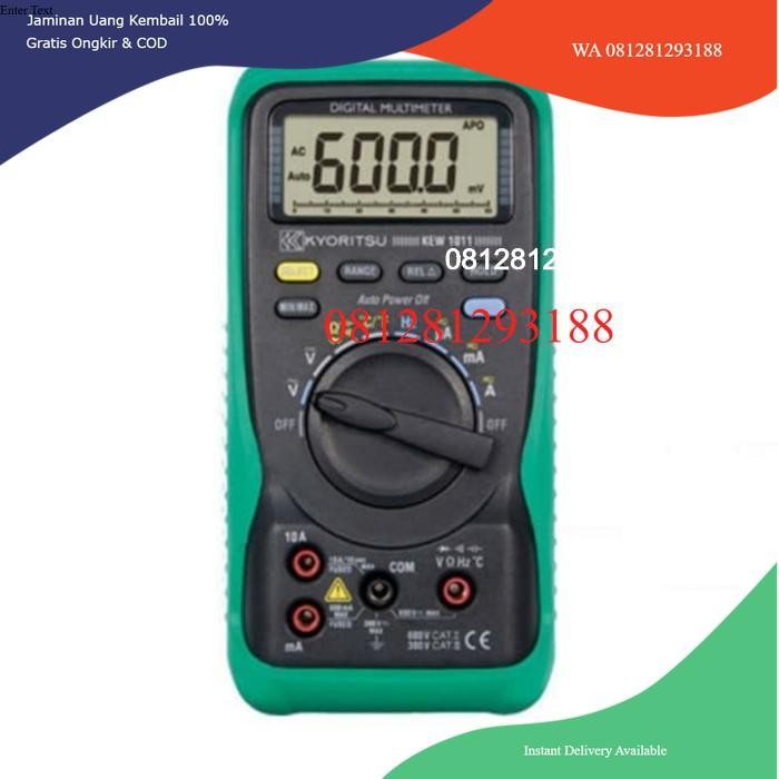 Kyoritsu 1011 Digital Multimeter Multitester Avometer Kyoritsu 1011