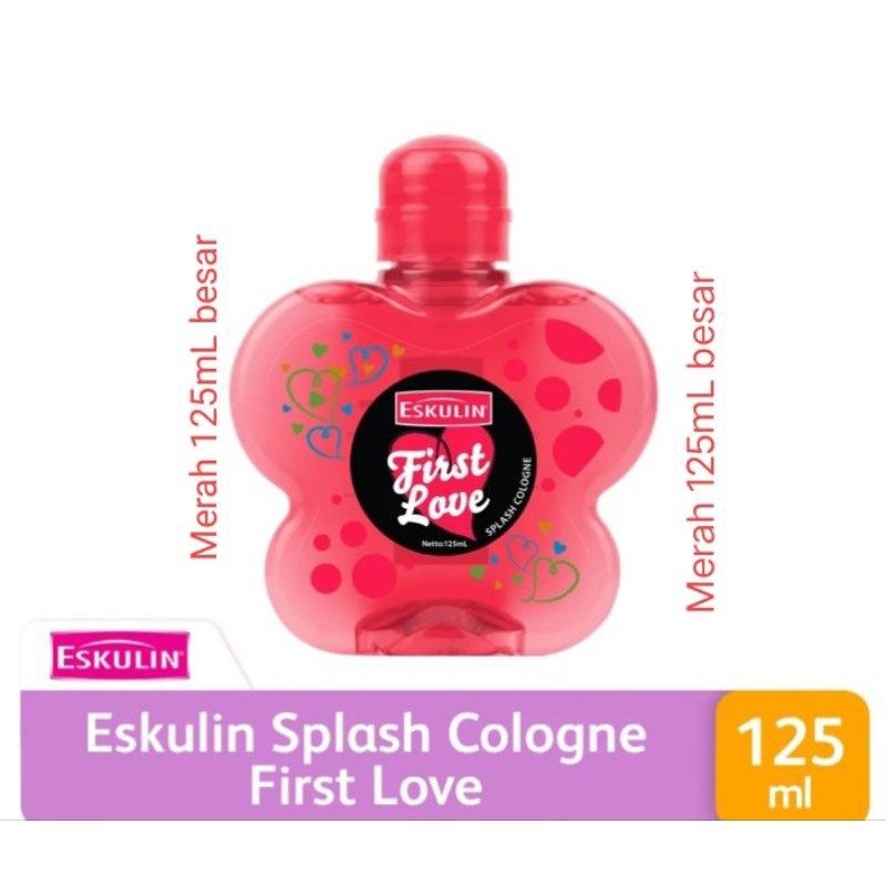 Eskulin kupu2 First Love 125mL merahPink