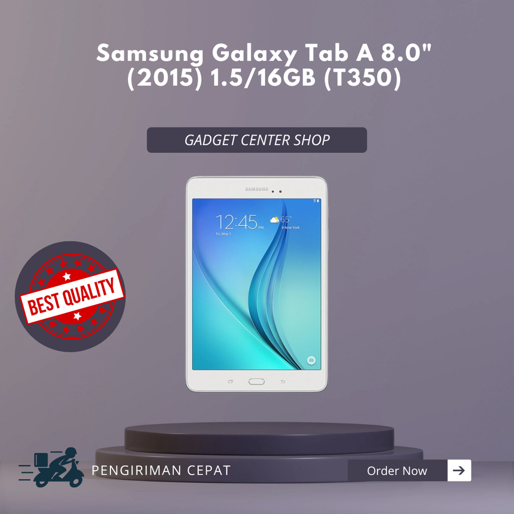 Samsung Galaxy Tab A 8.0" (2015) 1.5/16GB Second (SM - T380) | GADGET CENTER
