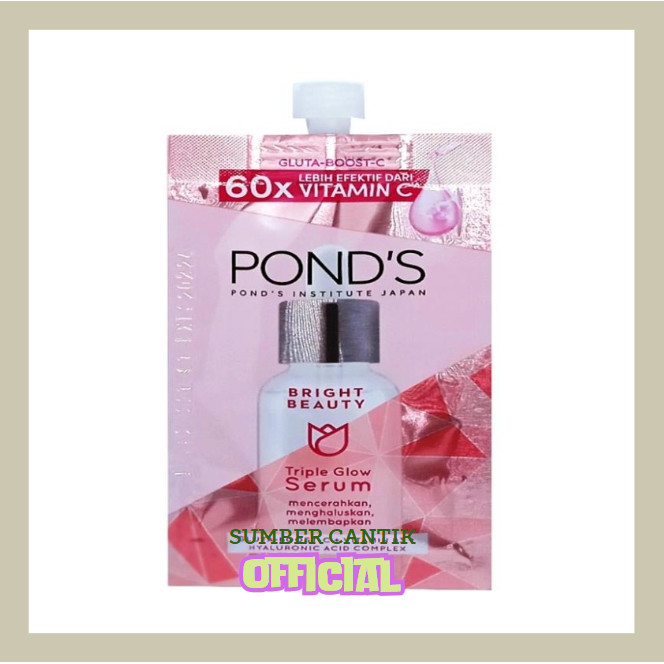 Ponds Bright Beauty Serum Day Cream Sachet 7,5 gr