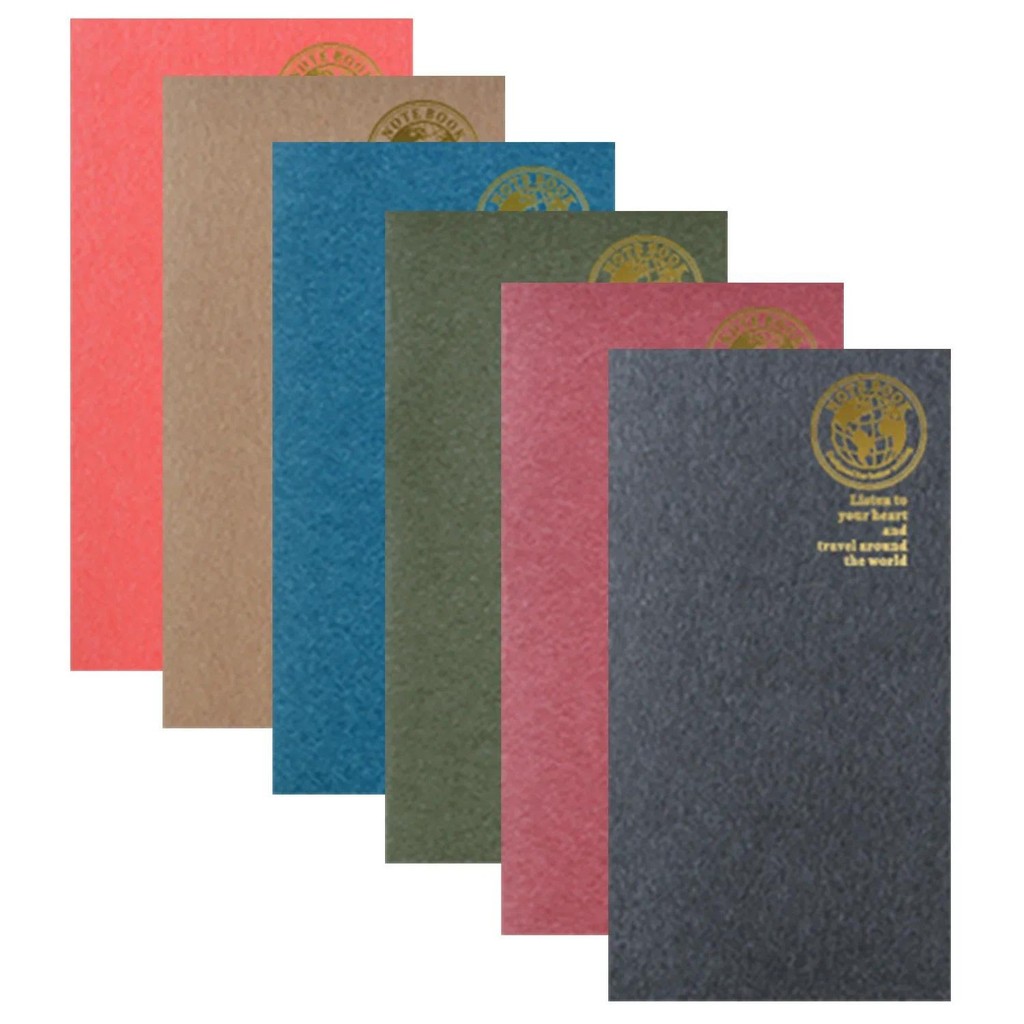 

Fromthenon Vintage Planner Insert Refill Filler Paper for Midori Travelers Notebook Journal Passport Kraft Diary Dotted Daily