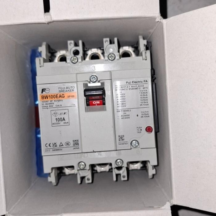 mccb fuji 3P 100A BW100EAG