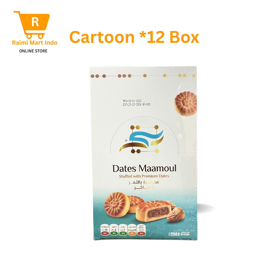 

Cemilan Tradisional Bentte Dates Maamoul 1 cartoon* 12 Boxes