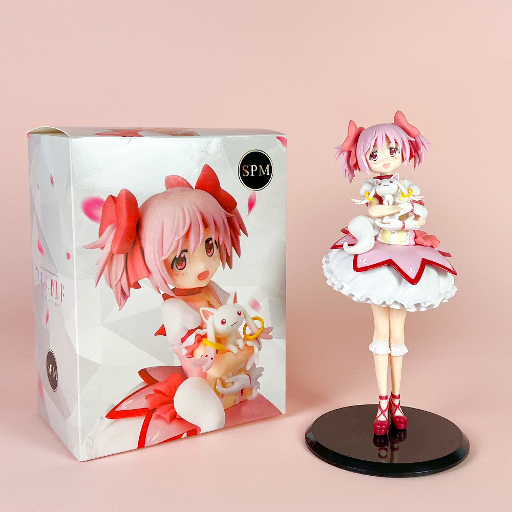 Puella Magi Madoka Magica Homura Akemi & Kyubey Figure - SEGA Licensed Anime Statue, Witch Form Coll