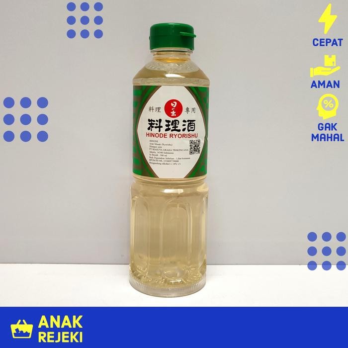 

Hinode Ryorishu arak masak 500ml - Mirin jepang seasoning ryori shu