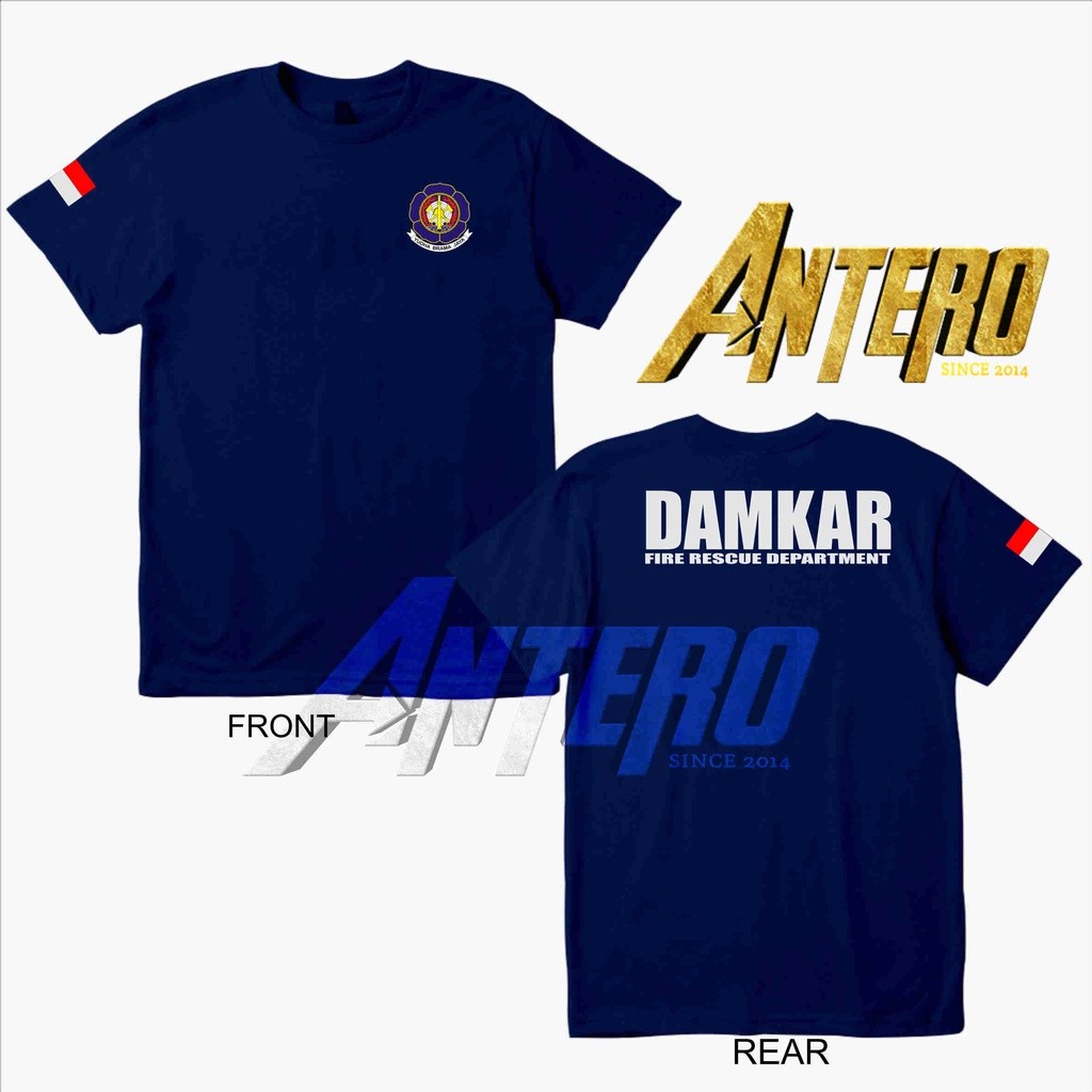 Kaos pemadam kebakaran damkar rescue anak _Vimelnesha