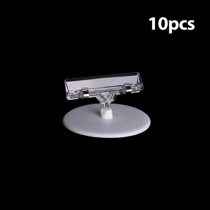 

Isi10 Price Tag Hanger Stand Jepitan Display Promo Hanger Menu Makanan - S-10pc