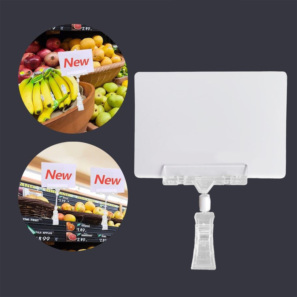 

5PCS Jepitan price tag A6 / Label Harga Pop Card /Jepitan Bandrol Harga / Holder Papan Obral Jepit