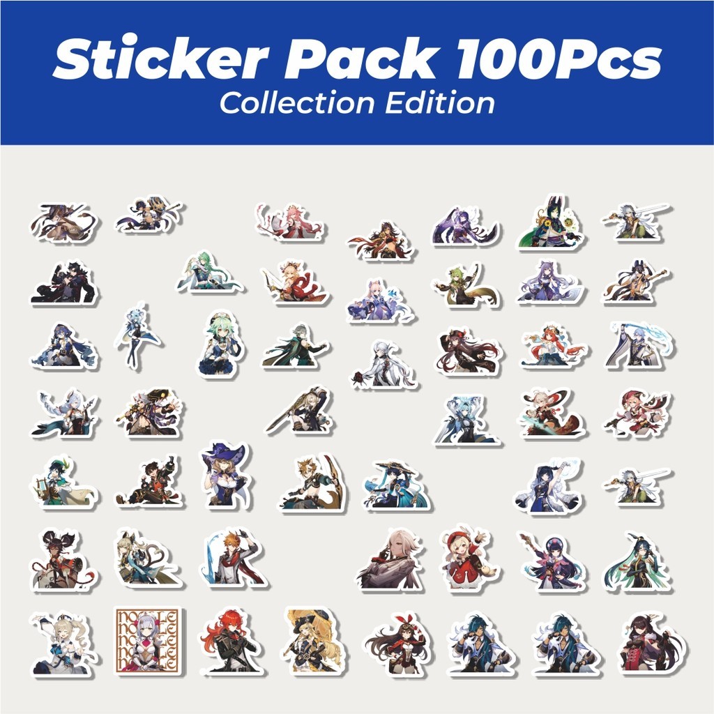 

Hot Stiker Anime Full Genshin Impact Versi 1 Lucu Anti Air Stikers Berperekat Waterproof Sticker Decal Buat Motor Helm Buku Journal Koper Casing HP Laptop Botol Minum