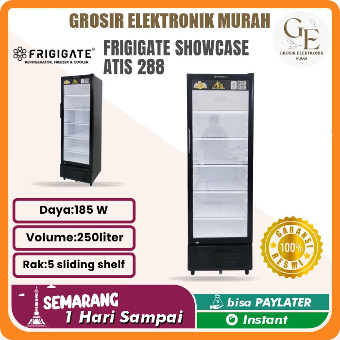FRIGIGATE SHOWCASE ATIS 288  DISPLAY COOLER 5 rak frigigate ATIS 288