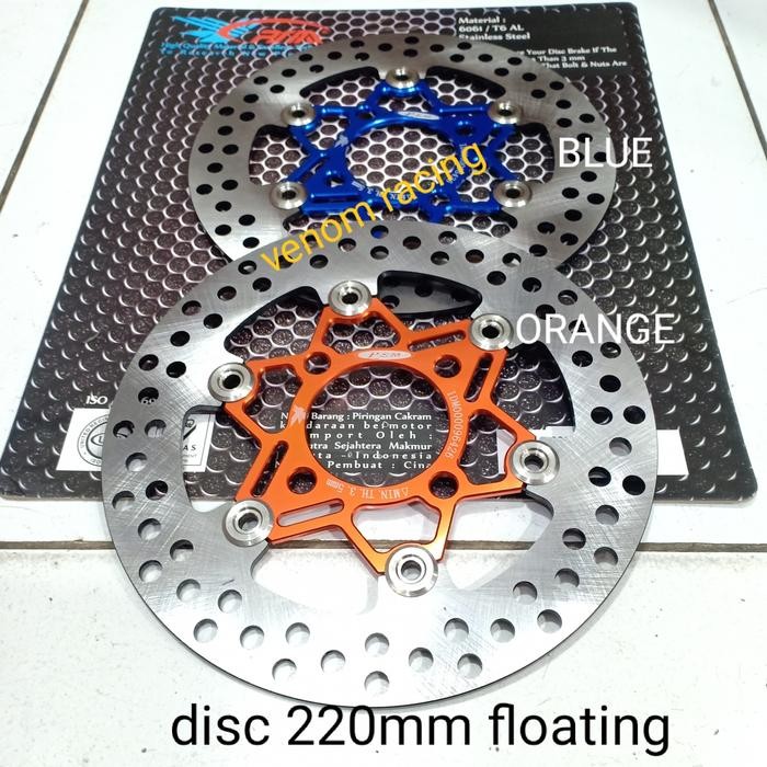 disc psm floating 220mm pcx 150 cbu thailand/ piringan standar pcx 125 - gold
