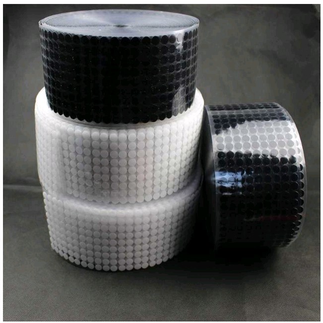 

Tape Lakban Dot Velcro Hook and Loop Sticker 450 Pairs 10 mm