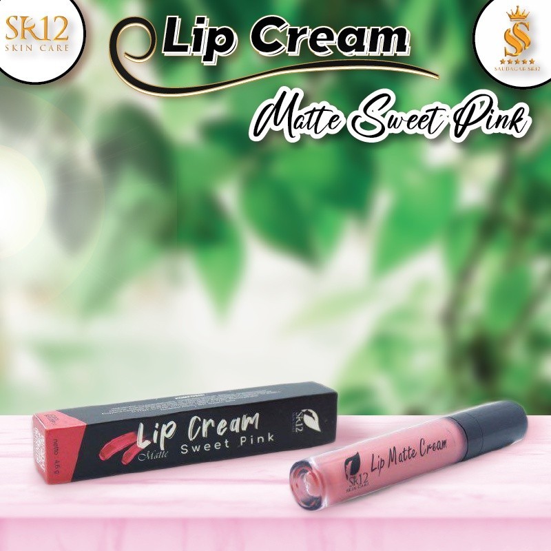 

ASLI 100% LIP MATTE CREAM SWEET PINK SR12id LIP MATTE Lipstik Tahan Lama