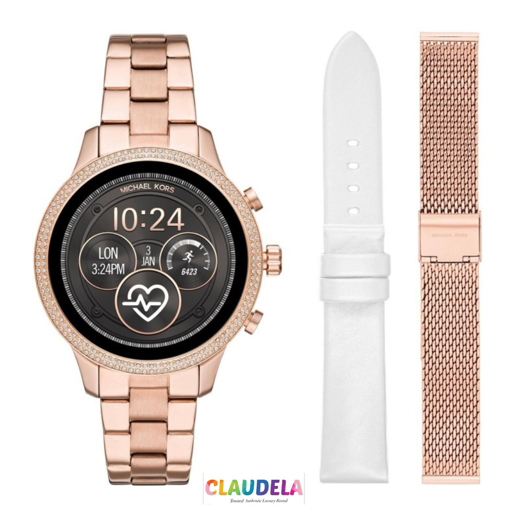 [MK Original] Michael Kors Gen 4 Access Runway Smartwatch Set in Gold Stainless MKT5060SET- (SEGEL B