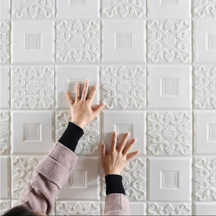 WALLPAPER 3D FOAM BATIK WALLPAPER FOAM - WALLPAPER BUSA