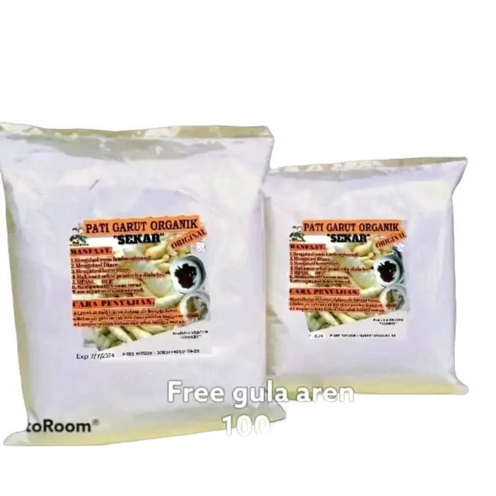 

Tepung pati garut asli organik 2KG bonus gula aren 100 gram Bahan Rendah gula Organik Alami bebas Gluten - -, -