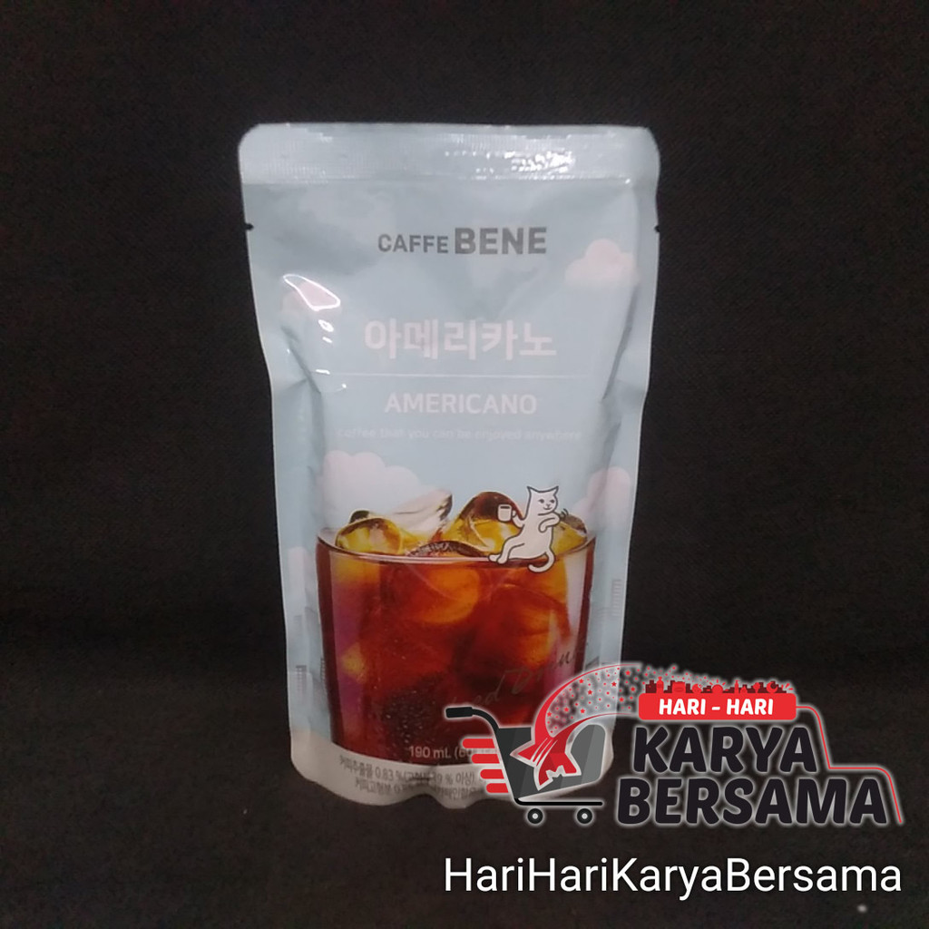 

MINUMAN CAFFEBENE AMERICANO POUCH COFFE 190ML