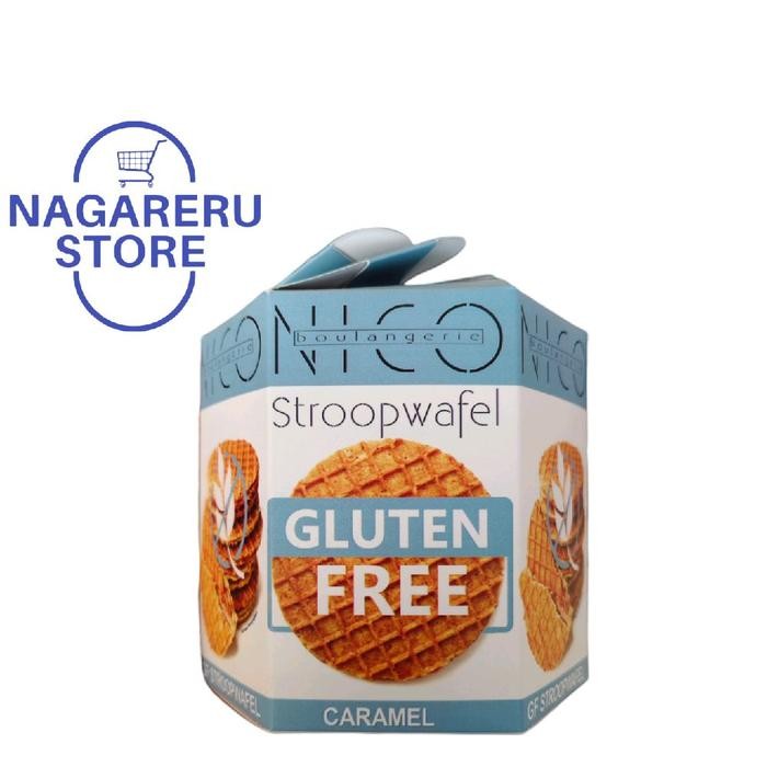 

Nico boulangerie stroopwafel gluten free caramel 220gr