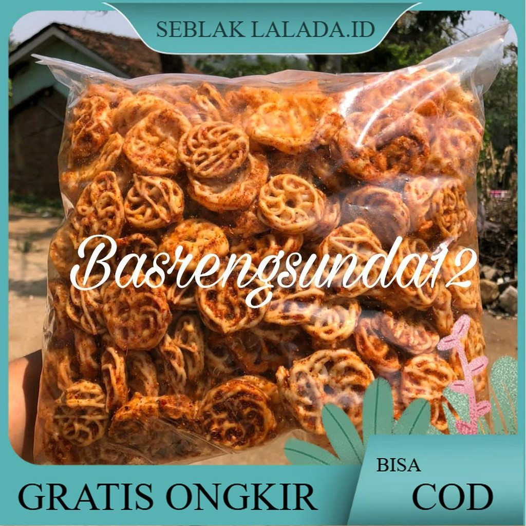 

Seblak Kerupuk Rapael Pedas Daun Jeruk 1 Kg - Cemilan Food Instan Snack Makanan