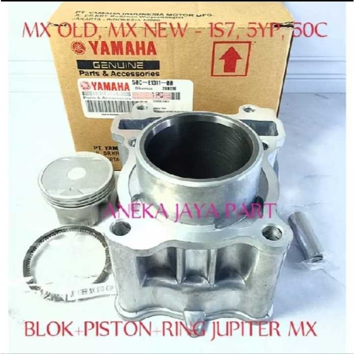 Blok Seher Set 50C / 1S7 Yamaha Jupiter Mx New 135 Mx Lama Old Kualitas Original Asli Ygp Ring