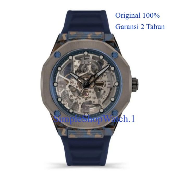 Original 100% CERRUTI 1881 CIWGR2223902 Jam Tangan Pria Automatic Garansi Resmi 2 Tahun