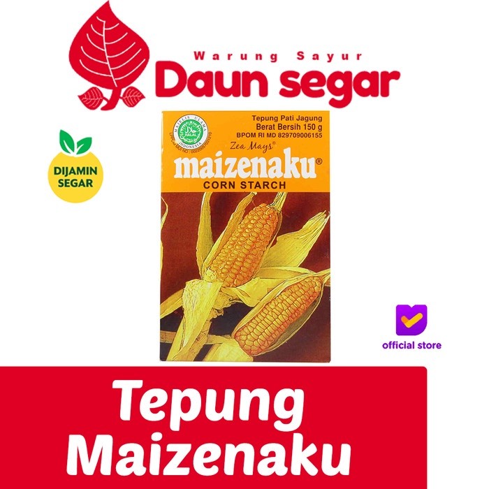 

Daun segar - Tepung Maizenaku Tepung jagung kuning halus 150g 300g 1 kg