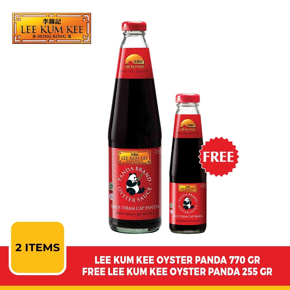 

LEE KUM KEE OYSTER PANDA 770Ggr free Oyster Panda 255gr